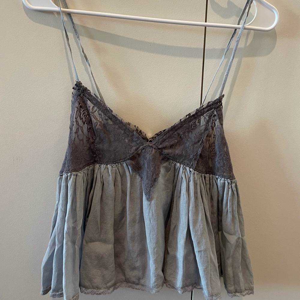 Free people gray top